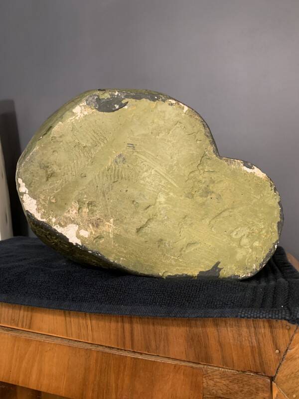 Paul baeke 'maternity' woman & child, modernist art style sculpture