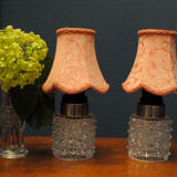 Pair of Orrefors lamps