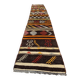 Old Turkish narrow Kilim Runner 300x51 cm shabby chic, vintage kelim