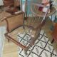 Chippendale wooden and canning armchair