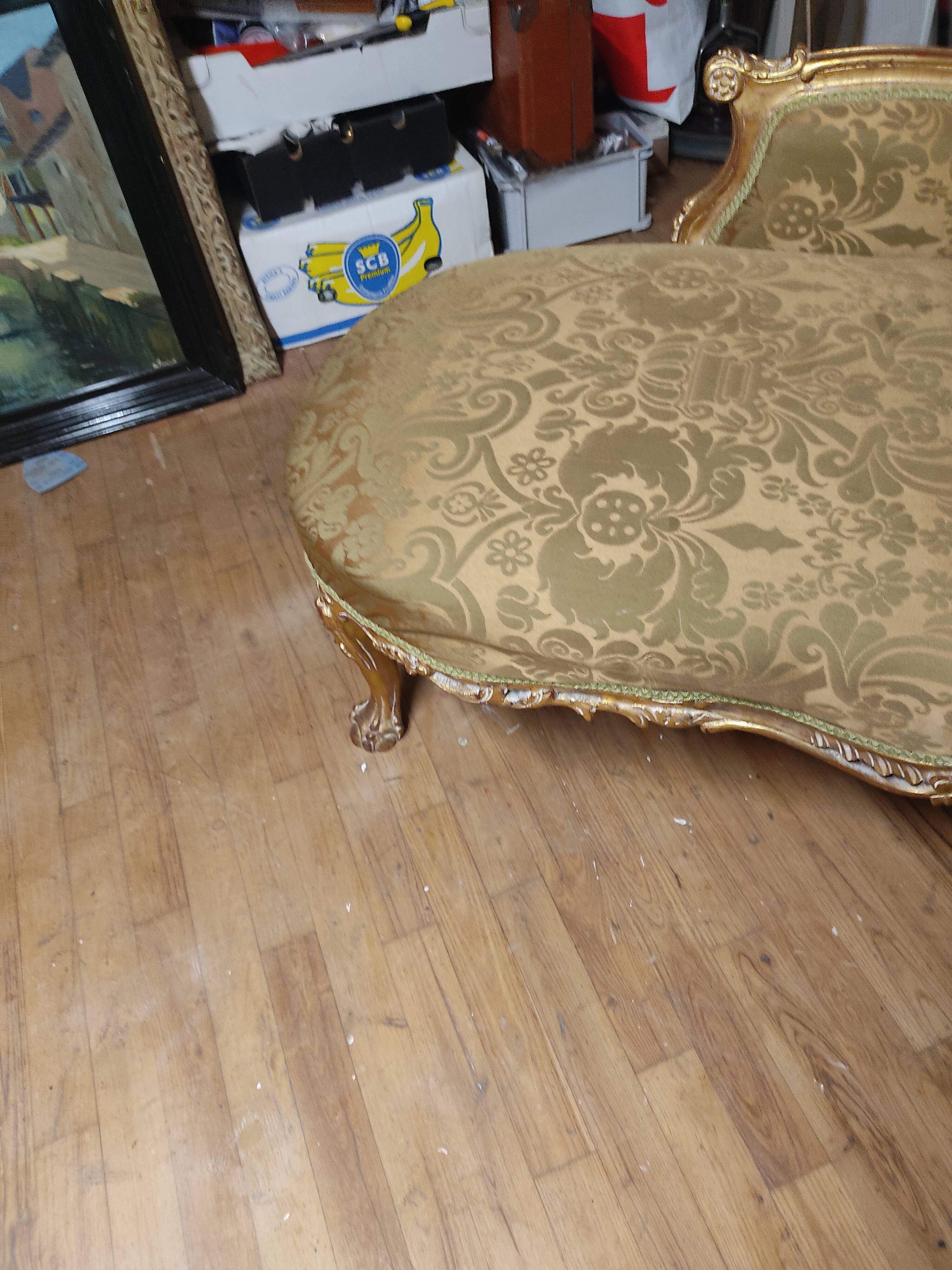 Meridian in gilded wood XXth century