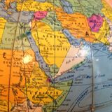 Globe in cardboard Girard and Barrere / vintage years 50-60