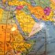 Globe in cardboard Girard and Barrere / vintage years 50-60