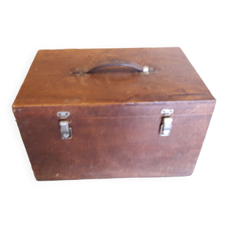 Old walnut chest