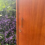 Oak wardrobe, boarding school style, 50s/60s