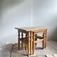 Henning Kjærnulf set of three oak nesting tables for EG Kvalitets, Denmark 1960s