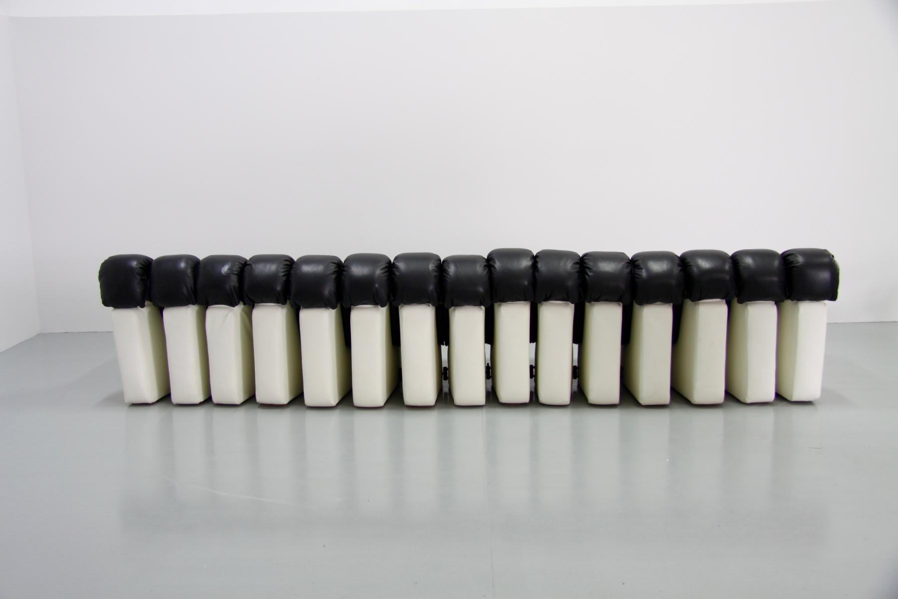 Sofa "DS600" with 15 pieces by Berger Peduzzi - Riva Ulrich and Vogt to De Sede