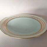 Platter and 11 dessert plates in Chapus Frères Limoges porcelain