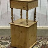 Early 20th century fir bedside table