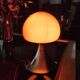 Lampe champignon vintage orange