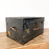 Antique trunk chest by c.e. ruegsegger bern swiss