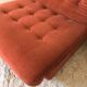 Vintage chair upholstered in corduroy