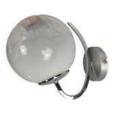 Space Age wall light in chrome and Murano glass by Mazzega – Years