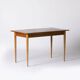 Dining set by Drevotvar and set of 3 chairs by Jasienica, Poland