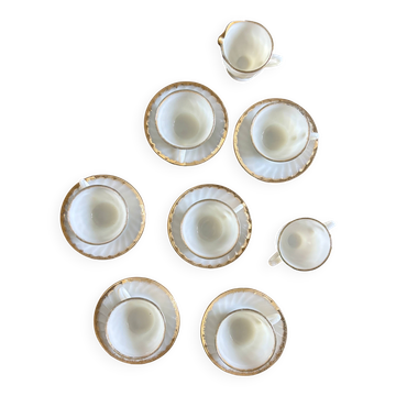 Vintage Fire King coffee service -