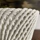 Woven ceramic plant pot
