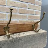 Wall coat rack vintage administrative hooks workshop