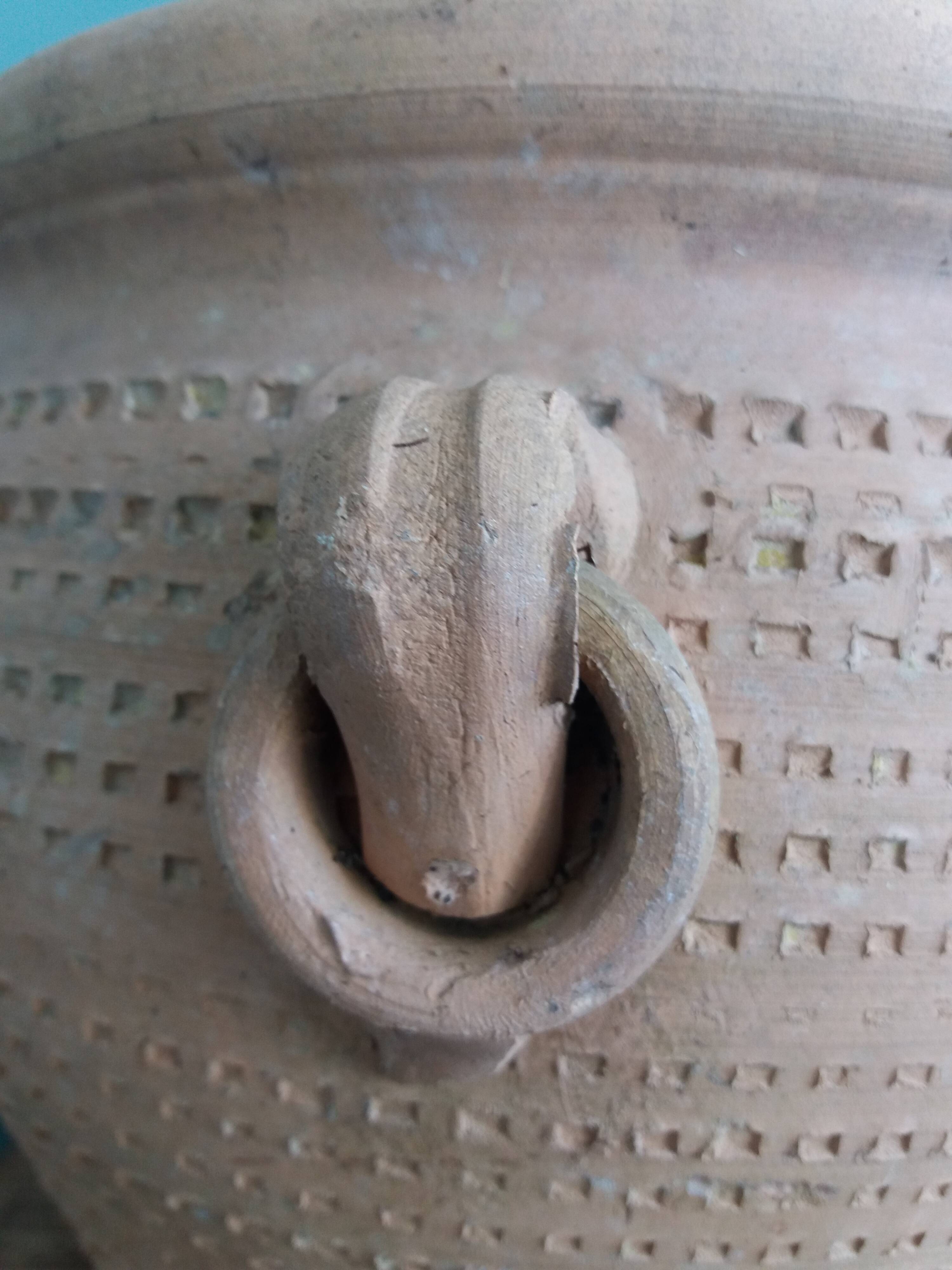 Pot en terre cuite jardinière poterie artisanale