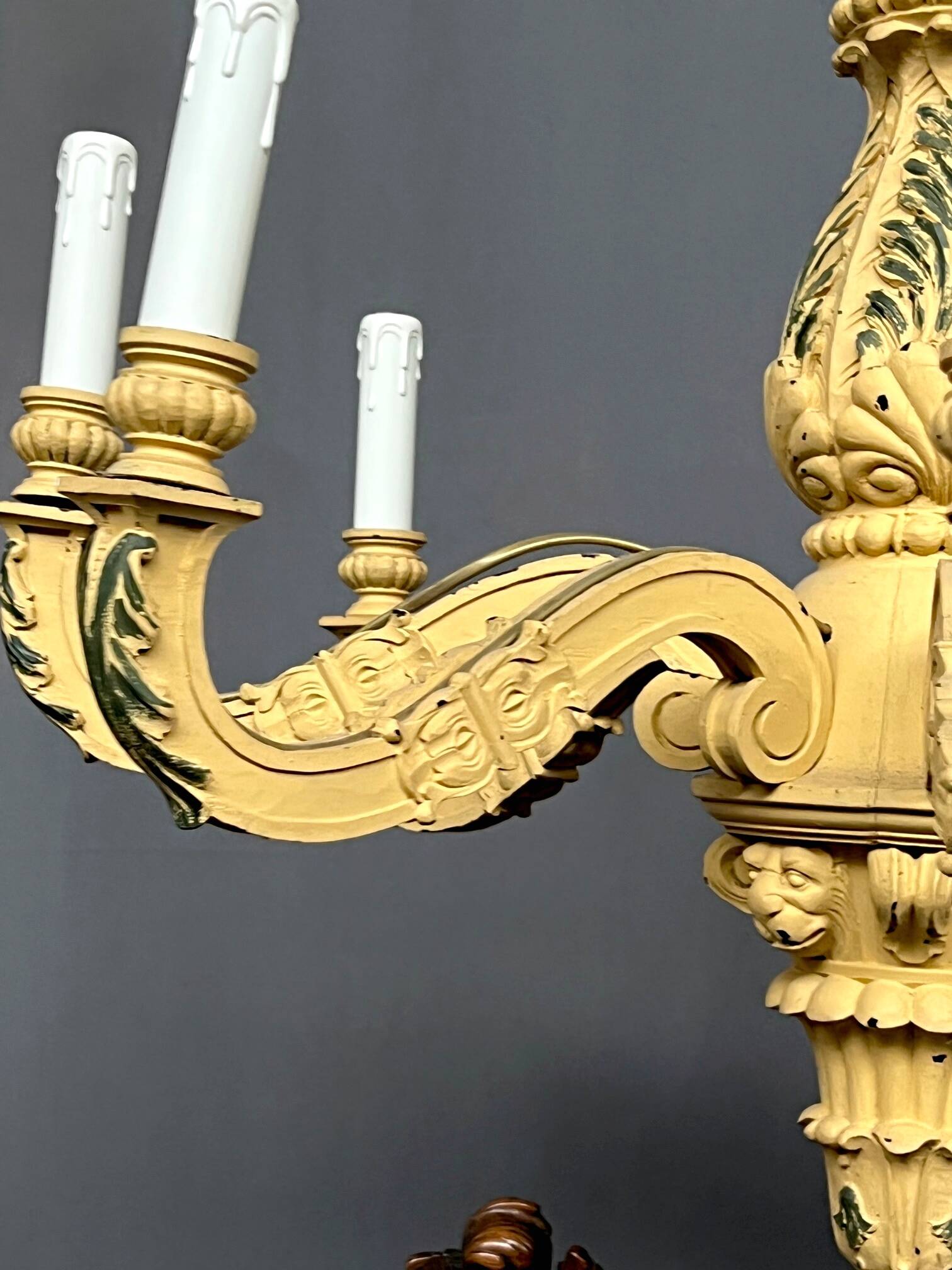 Renaissance style chandelier.