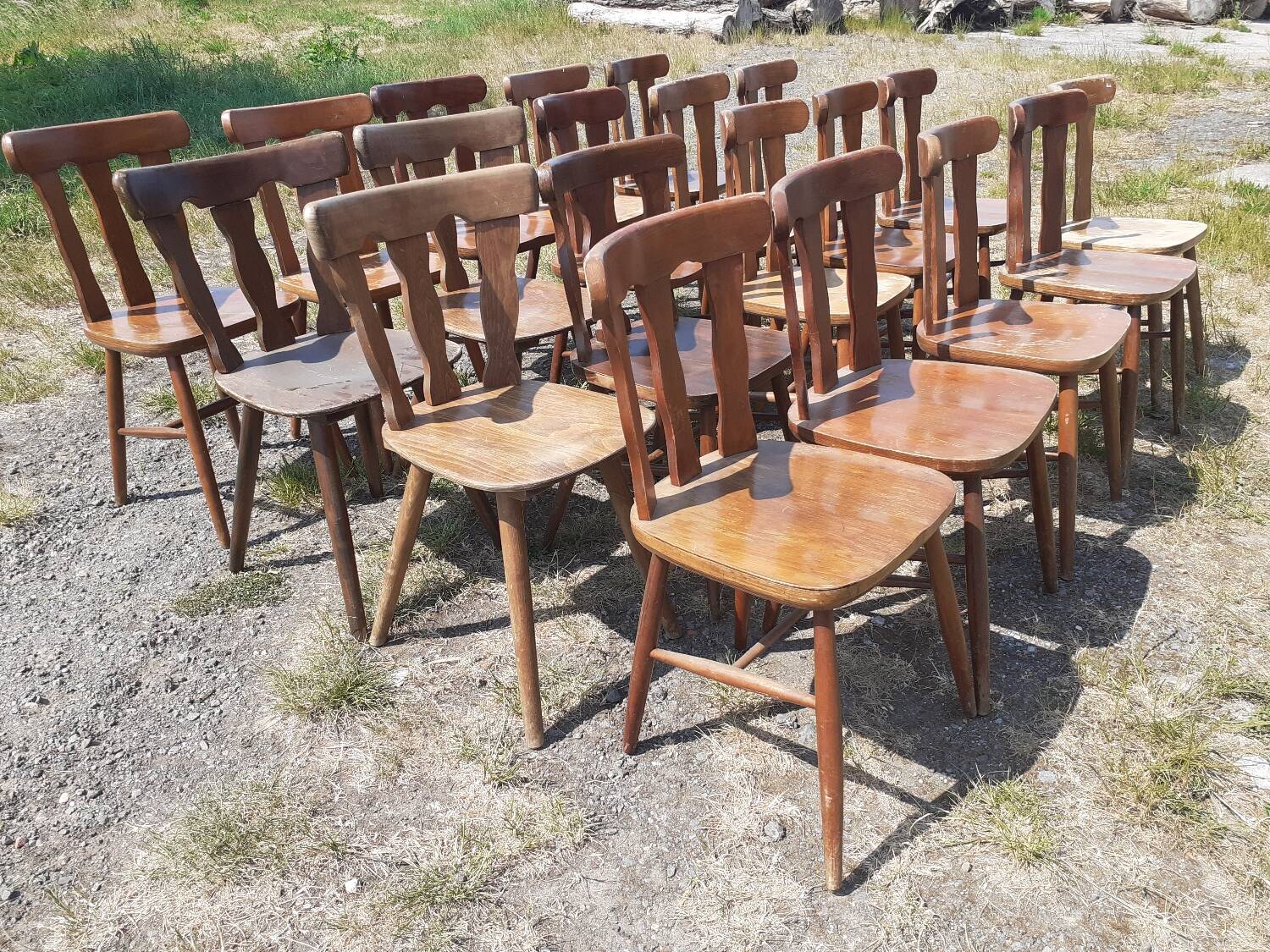 20 bistro chairs
