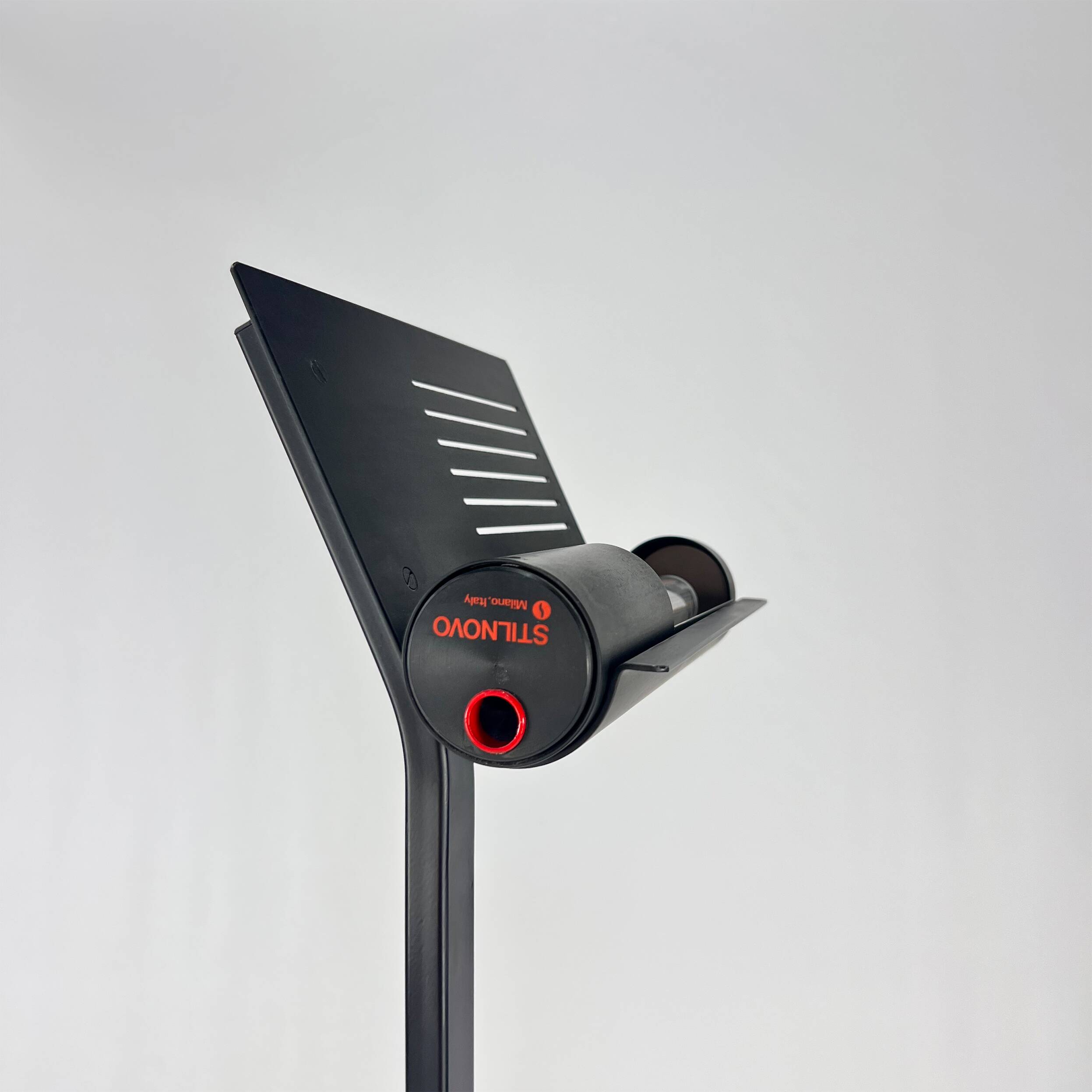 Postmodern Black Italian Floor Lamp by Stilnovo, 1980s