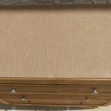 Art Deco 3-drawer wooden chest of drawers - Completely restored and refurbished -