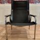 Paire de fauteuils relax inclinable cuir noir design "Hans Eichenberger" 19