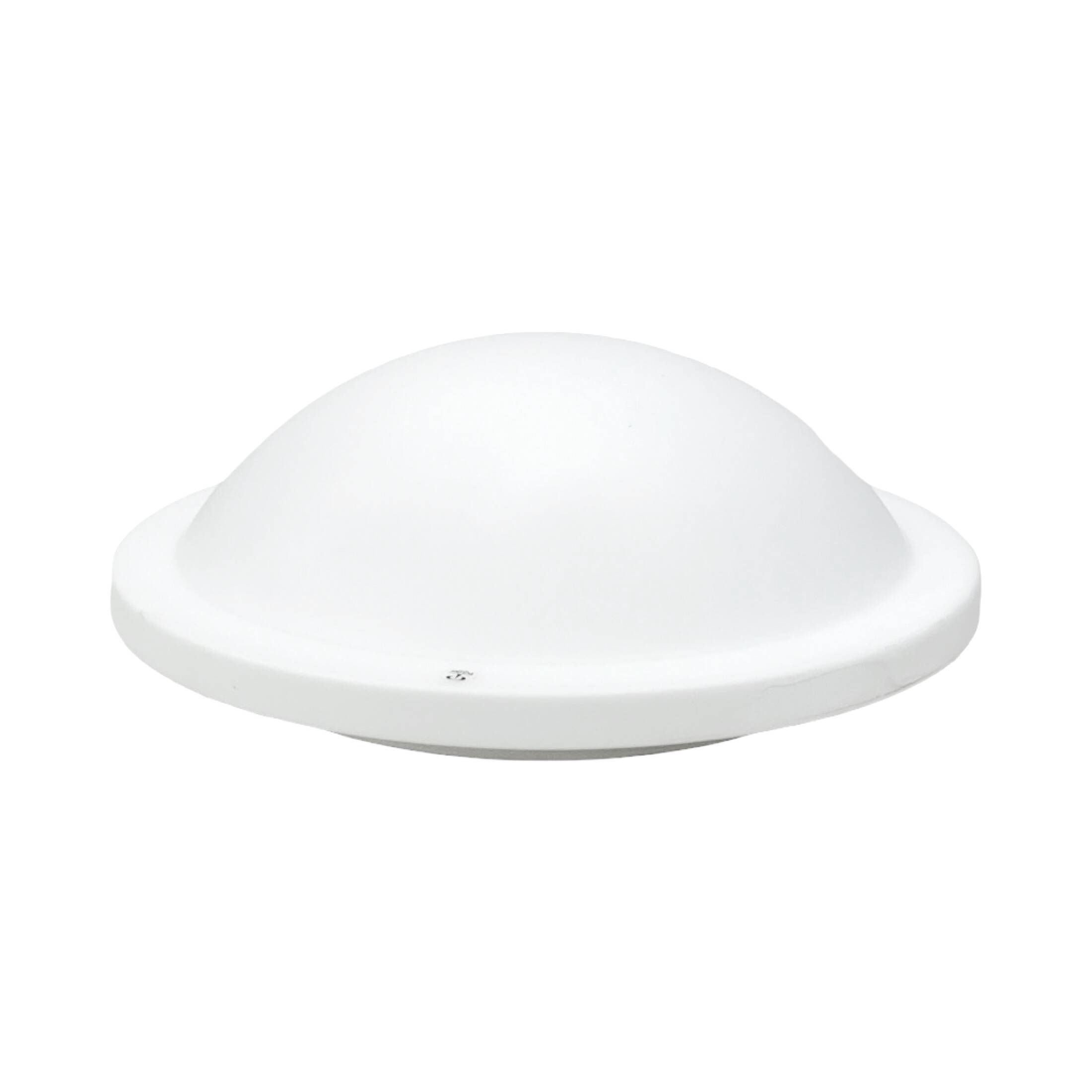 Peill & Putzler ceiling lamp – Germany, 1970s, opal glass, 40 cm, 3×E27