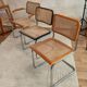 Chaise Cesca B64 de Marcel Breuer estampillée, Italie