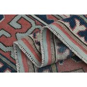 1970s Vintage Turkish Handmade Wool & Cotton Pink Area Rug 175x265