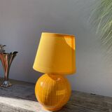 Yellow ceramic ball lamp 1990