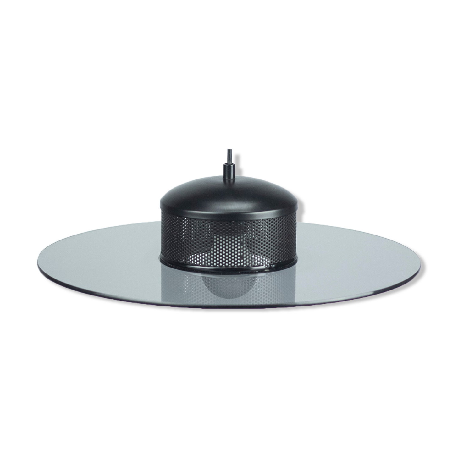 Glass ceiling lamp 1980