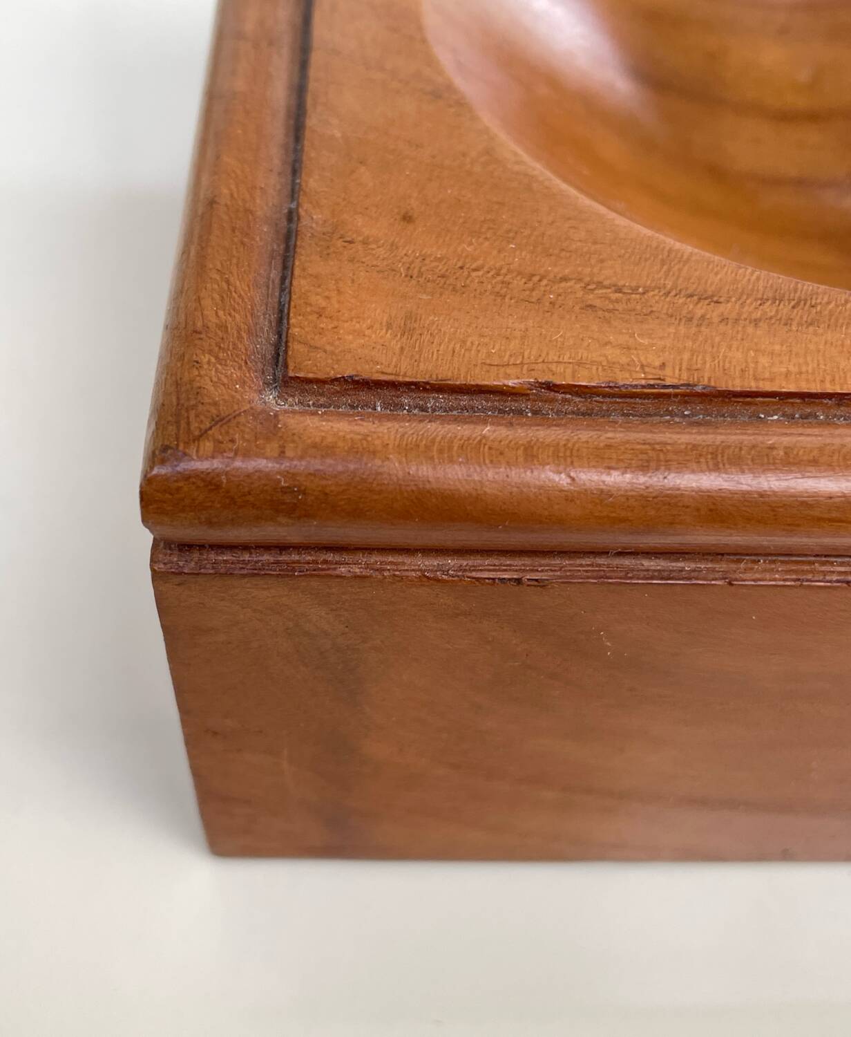 Solid wood catchall - Scandinavian style - modernist - 70s