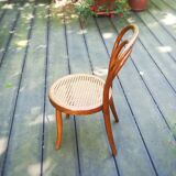 JJ Kohn, caned bistro chair for children, circa 1900