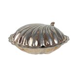 Metal shell-shaped box, Italian design, 1960s, made in Italy