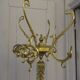 Standing coat rack in italian marble and vintage bronze from the 1960s