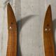 Wooden skis