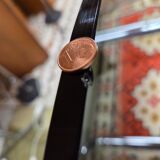 Vintage 1970s smoked glass chrome coffee table