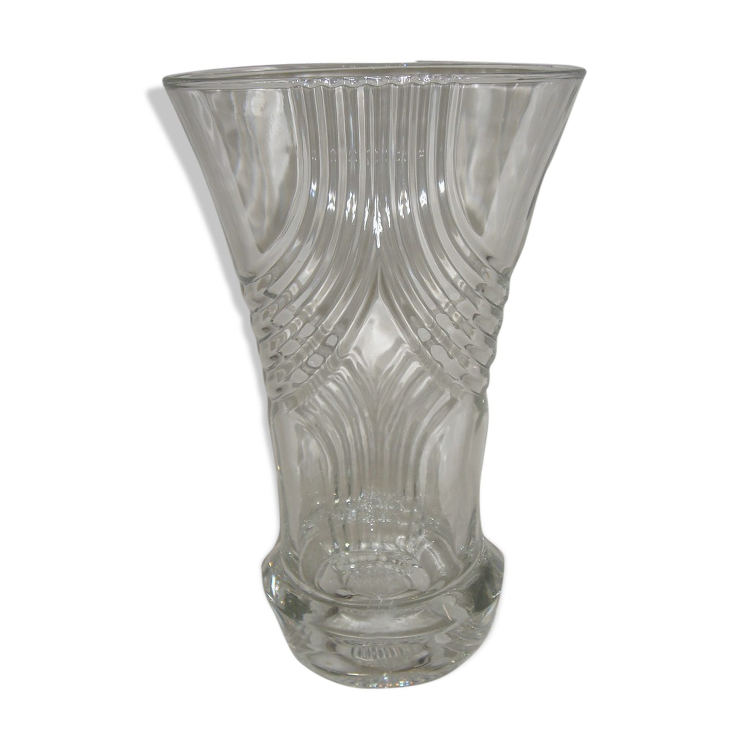 Art Deco style crystal vase circa 1940/50