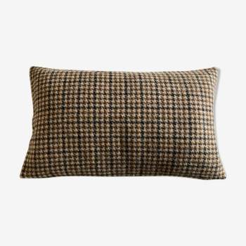 1960 50cm x 30cm tweed woollen cushion