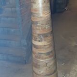 Design column floor lamp in mango wood