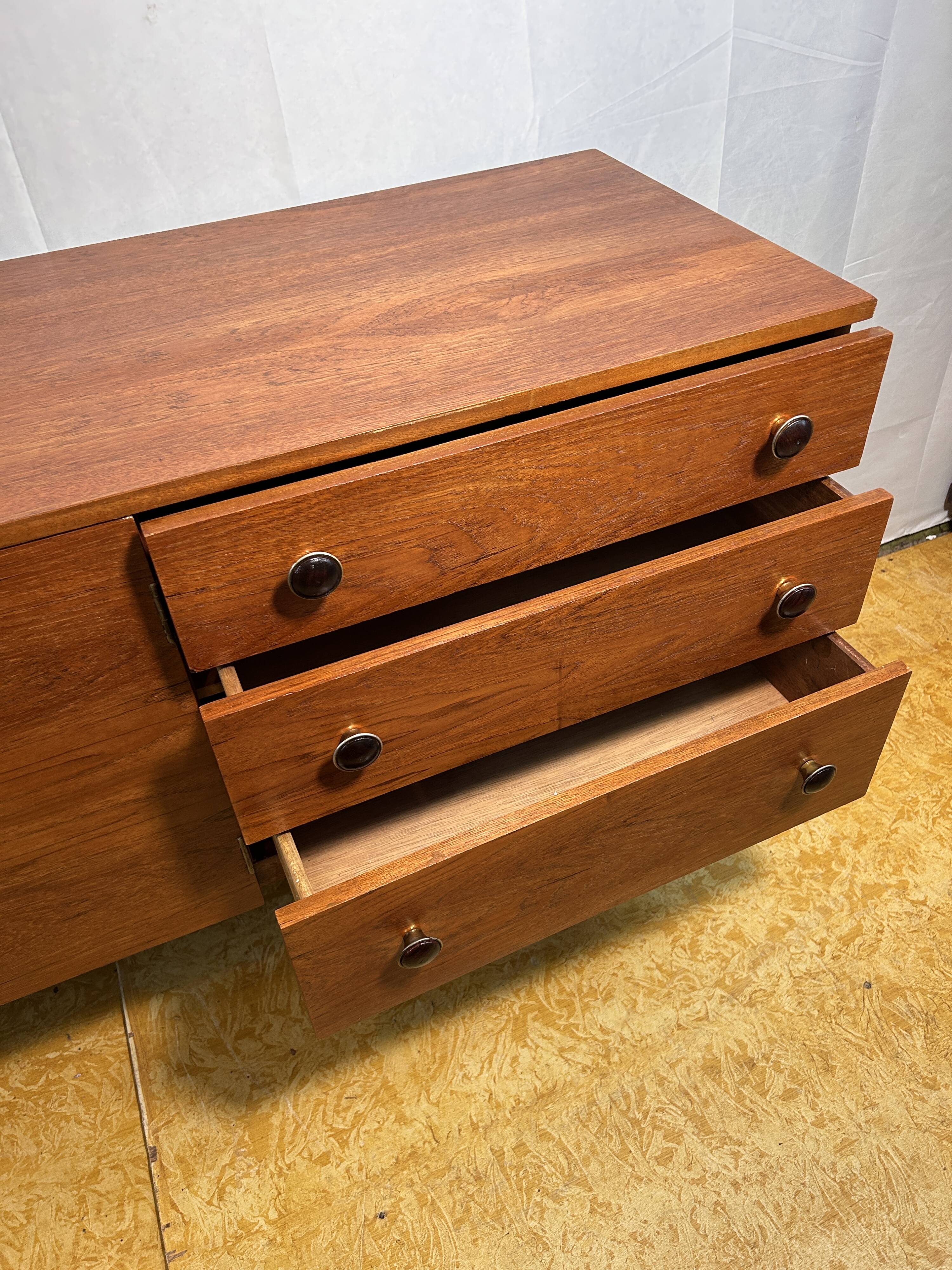 Mid century retro vintage teak sideboard by Wrighton 1960