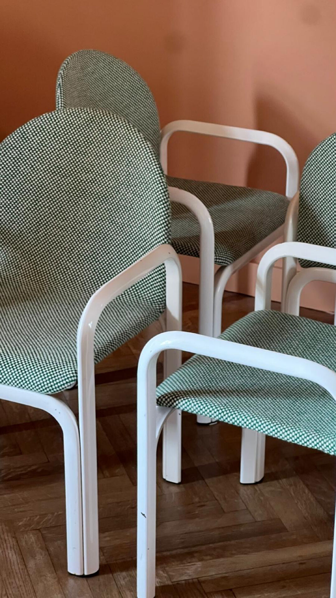 Gae Aulenti Orsay chair set Knoll 1970s