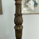 Candle picnic gilded and carved wood tripod feet, eighteenth century