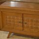 Buffet brutaliste en chêne 1960