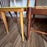 Set of 4 mismatched chairs