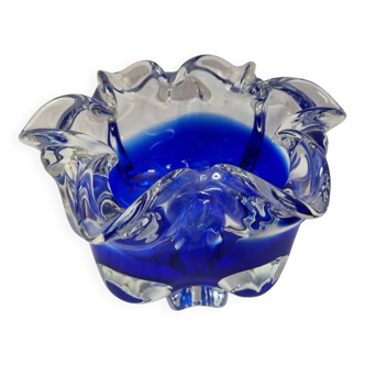 royal blue Murano vase