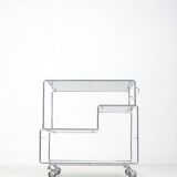Table basse/chariot modulable conçue par Max Sauze, années 1970