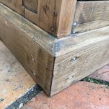 Antique furniture - solid oak shelf