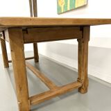 Extendable oak table, 1950s